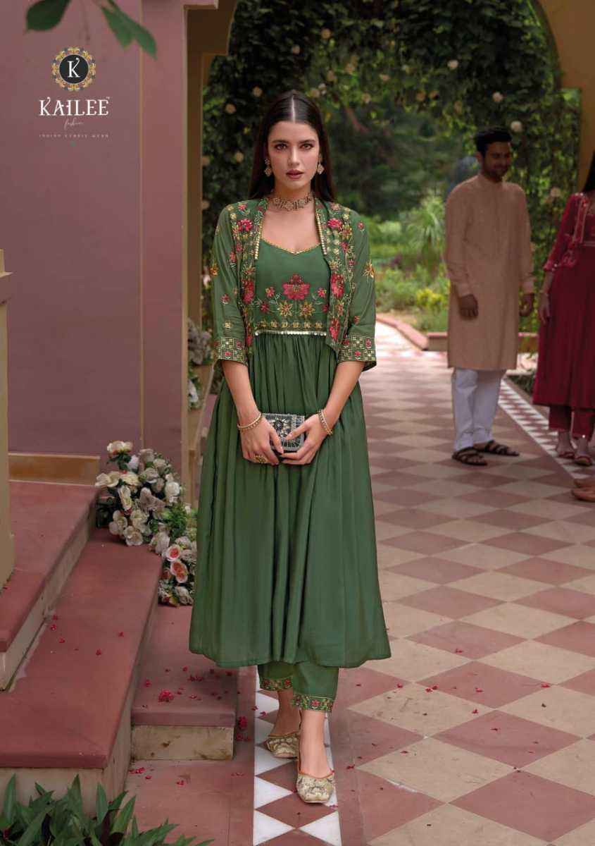Kailee Fashion Safar Silk Readymade Suit Surat Factory Wholesale ( 5 pcs Catalogue )