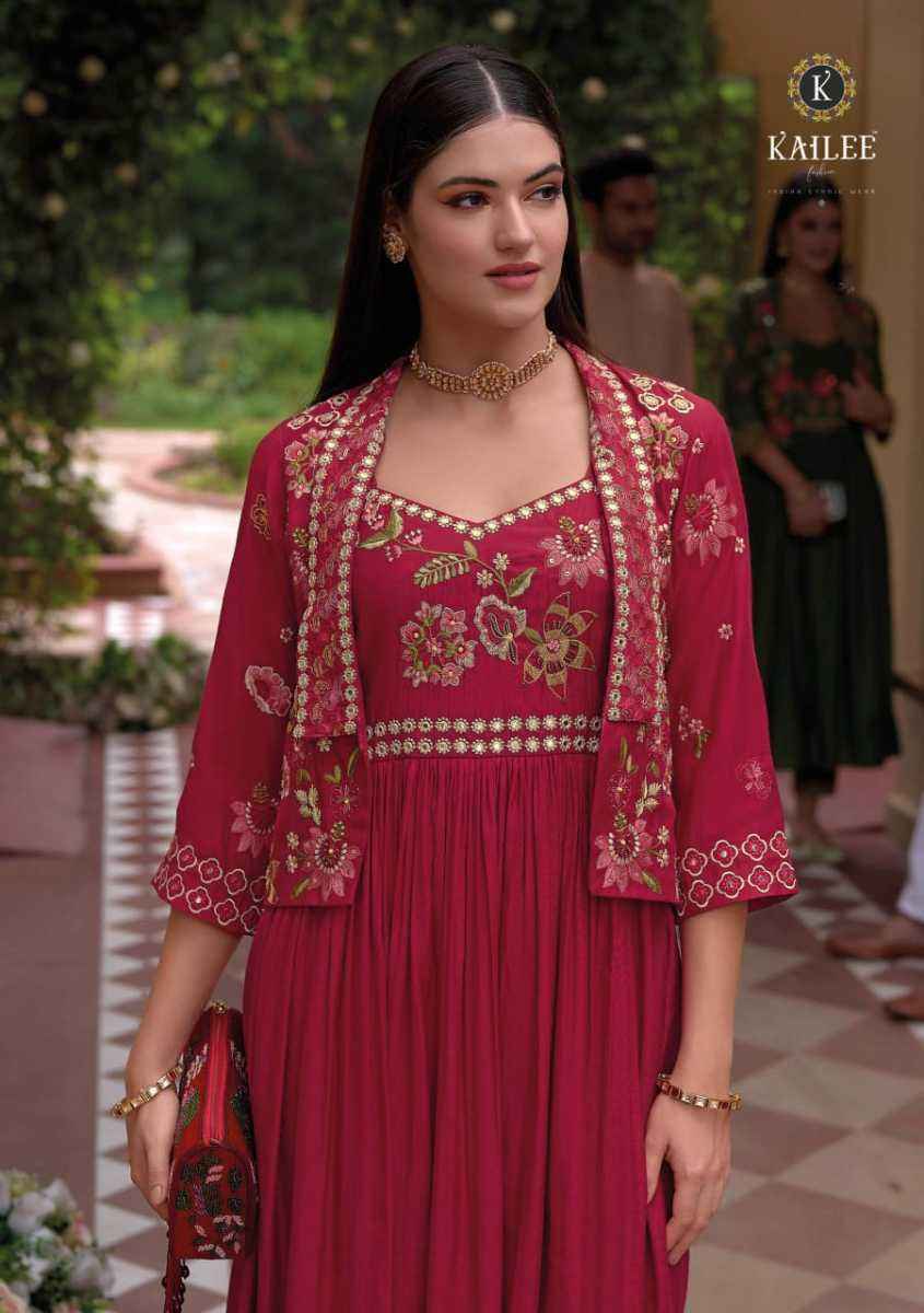 Kailee Fashion Safar Silk Readymade Suit Surat Factory Wholesale ( 5 pcs Catalogue )