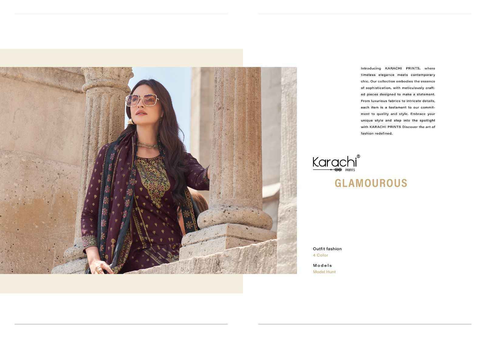 Kesar Karachi Prints Glamaurous Viscose Salwar Kameez - Wholesale Supplier ( 4 pcs Catalogue )