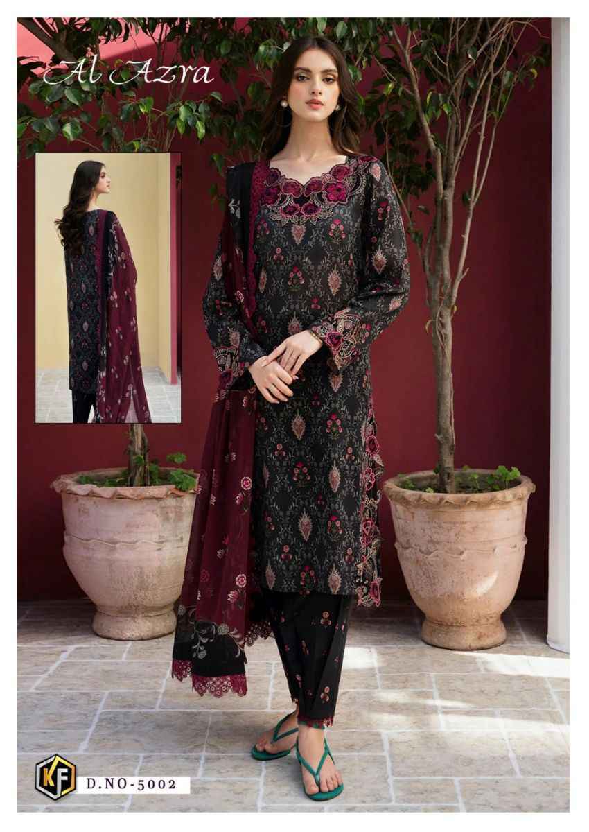 Keval Fab Al Azra Vol 5 Cotton Pakistani Ladies Dress Material ( 6 pcs Catalogue )