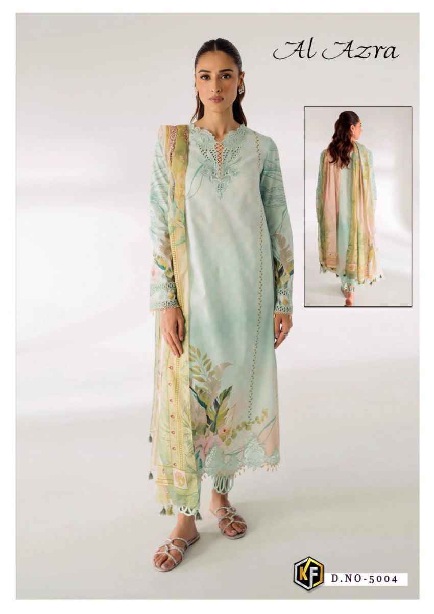 Keval Fab Al Azra Vol 5 Cotton Pakistani Ladies Dress Material ( 6 pcs Catalogue )