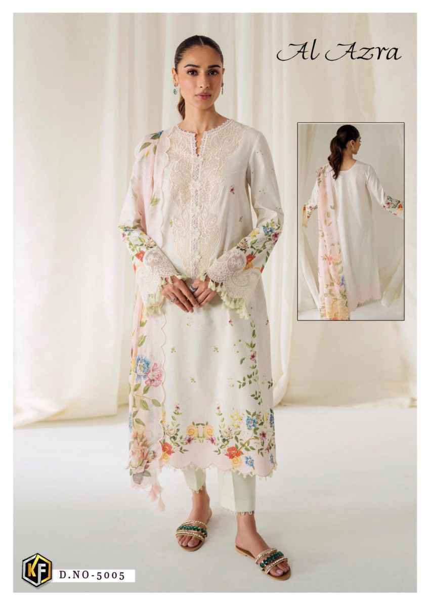 Keval Fab Al Azra Vol 5 Cotton Pakistani Ladies Dress Material ( 6 pcs Catalogue )