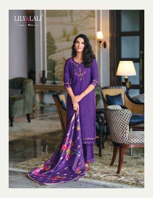 Lily & Lali Rubab Viscose Silk Wholesale Readymade Suit ( 6 pcs Catalogue )