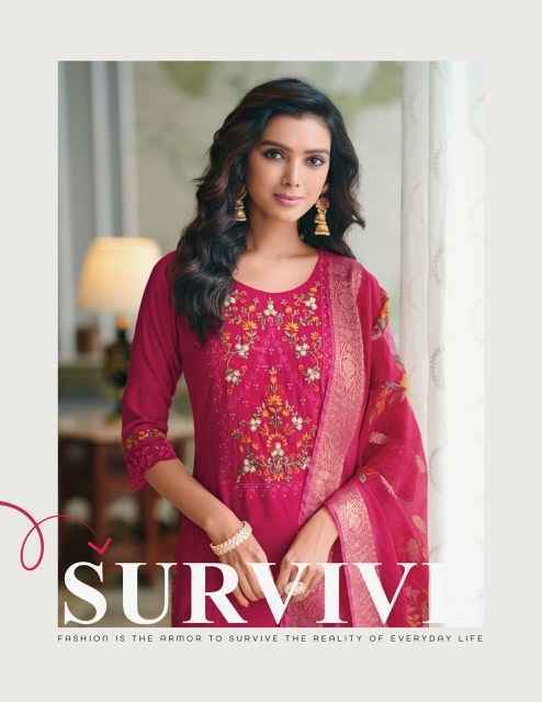 Lily & Lali Rubab Viscose Silk Wholesale Readymade Suit ( 6 pcs Catalogue )