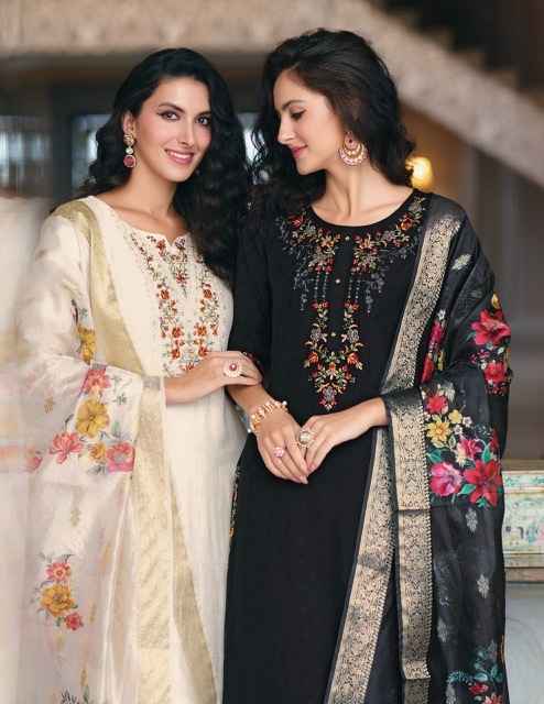 Lily & Lali Rubab Viscose Silk Wholesale Readymade Suit ( 6 pcs Catalogue )