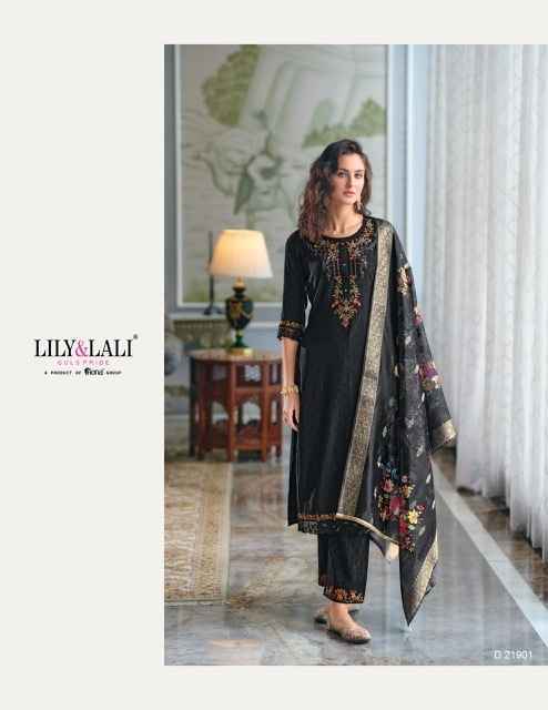 Lily & Lali Rubab Viscose Silk Wholesale Readymade Suit ( 6 pcs Catalogue )