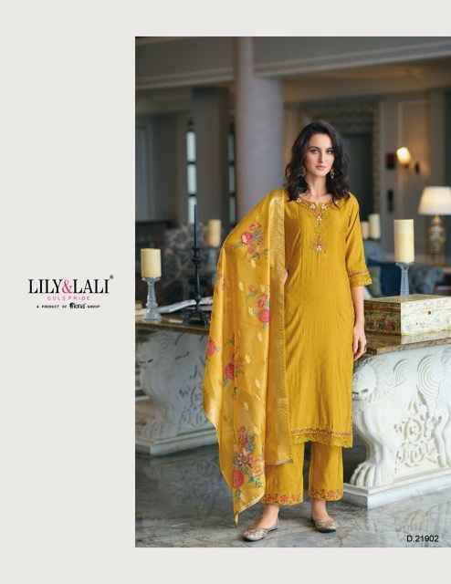 Lily & Lali Rubab Viscose Silk Wholesale Readymade Suit ( 6 pcs Catalogue )