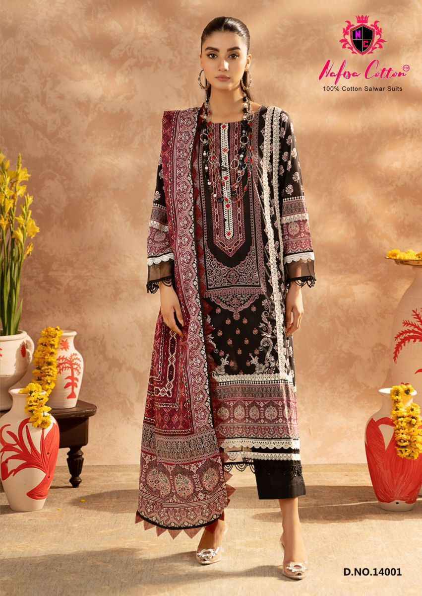 Nafisa Cotton Sahil Vol 14 Cotton Salwar Kameez ( 6 pcs Catalogue )