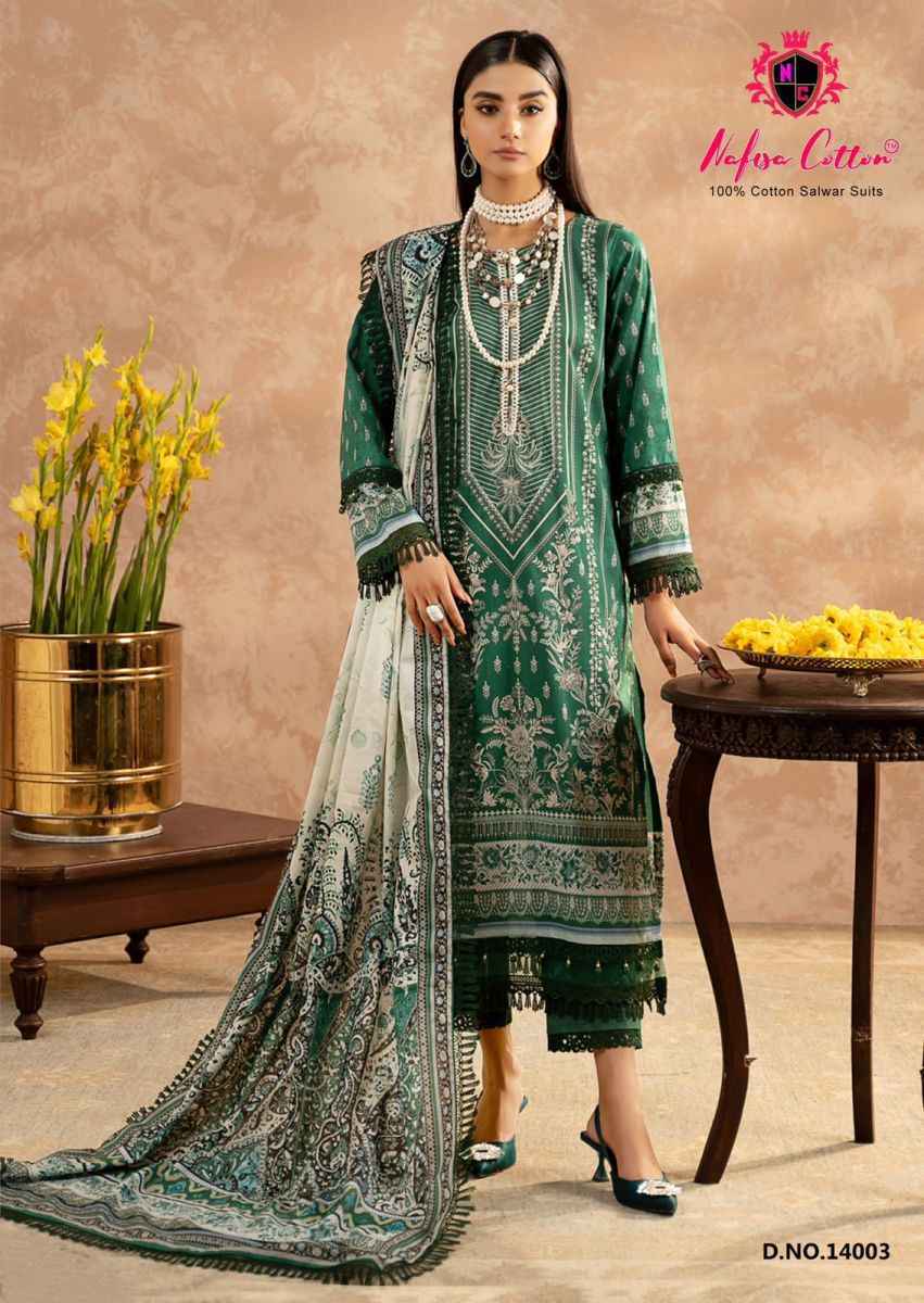 Nafisa Cotton Sahil Vol 14 Cotton Salwar Kameez ( 6 pcs Catalogue )