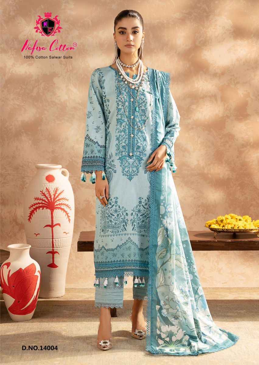 Nafisa Cotton Sahil Vol 14 Cotton Salwar Kameez ( 6 pcs Catalogue )