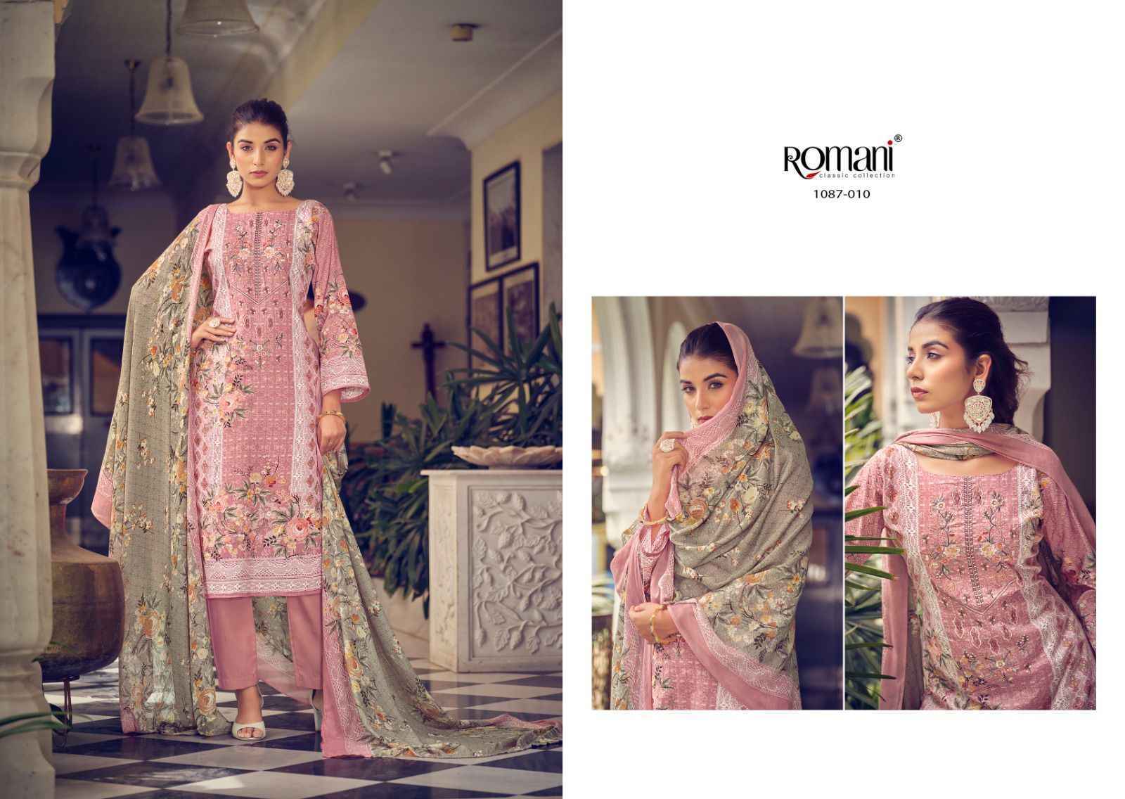 Romani Aarzu Vol 4 Cotton Salwar Kameez - Surat Wholesale Supplier ( 10 pcs Catalogue )