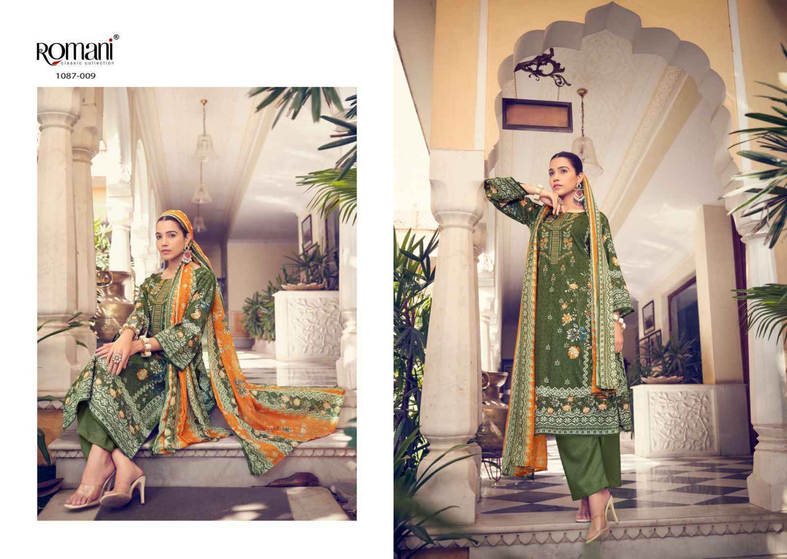 Romani Aarzu Vol 4 Cotton Salwar Kameez - Surat Wholesale Supplier ( 10 pcs Catalogue )