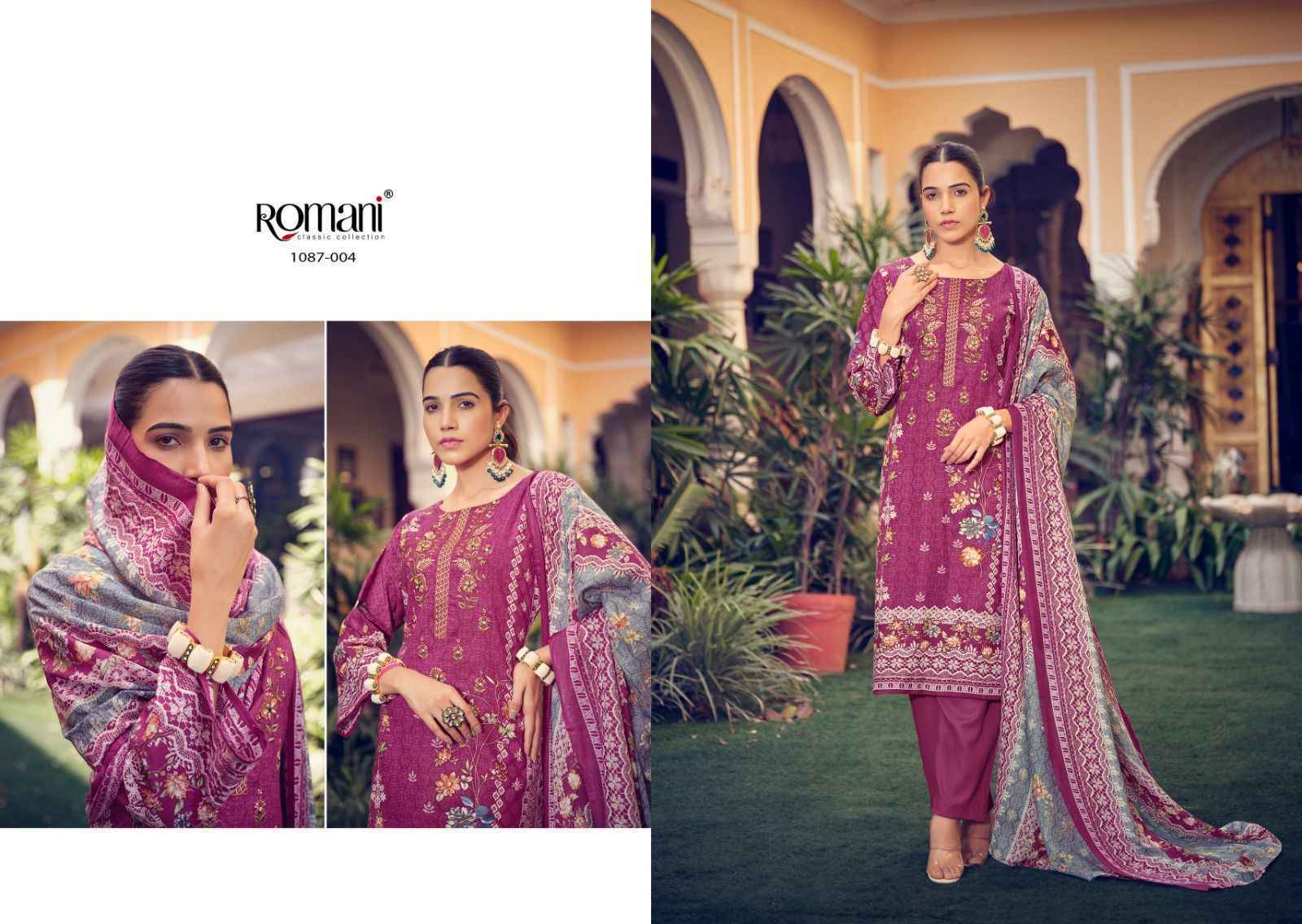 Romani Aarzu Vol 4 Cotton Salwar Kameez - Surat Wholesale Supplier ( 10 pcs Catalogue )