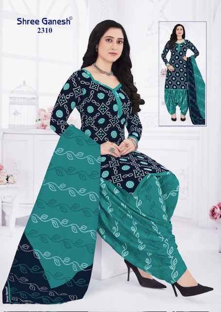 Shree Ganesh Bandhani Vol 3 Cotton Wholesale Salwar Suit (15 pcs Catalogue )
