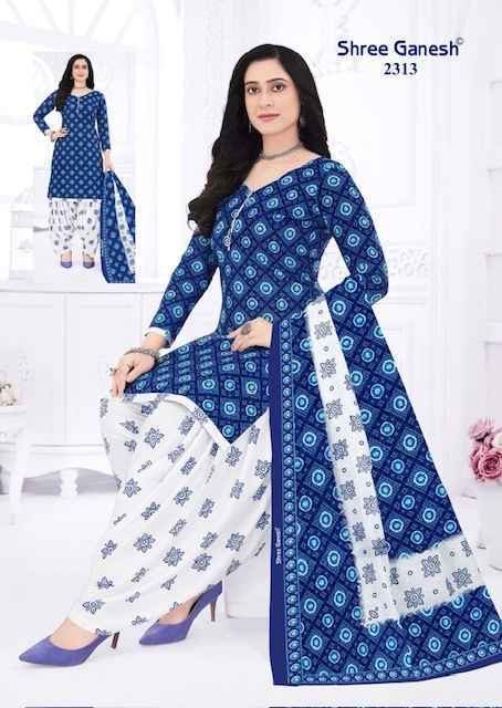 Shree Ganesh Bandhani Vol 3 Cotton Wholesale Salwar Suit (15 pcs Catalogue )