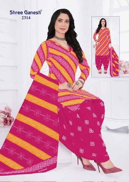 Shree Ganesh Bandhani Vol 3 Cotton Wholesale Salwar Suit (15 pcs Catalogue )