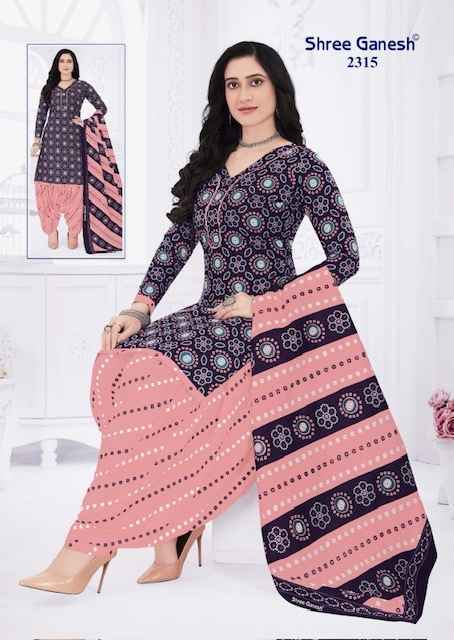 Shree Ganesh Bandhani Vol 3 Cotton Wholesale Salwar Suit (15 pcs Catalogue )