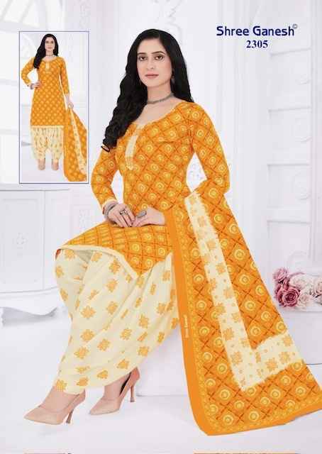Shree Ganesh Bandhani Vol 3 Cotton Wholesale Salwar Suit (15 pcs Catalogue )
