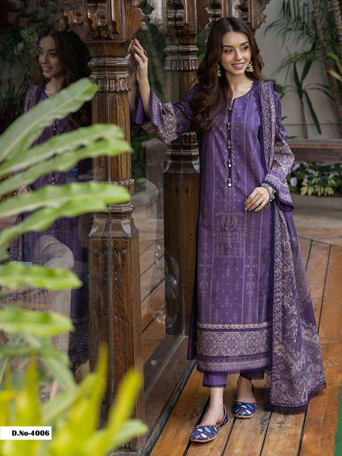 ASIFA NABEEL LUXURY COTTON COLLECTION VOL 4 COTTON PAKISTANI SUIT ( 6 PCS CATALOG )