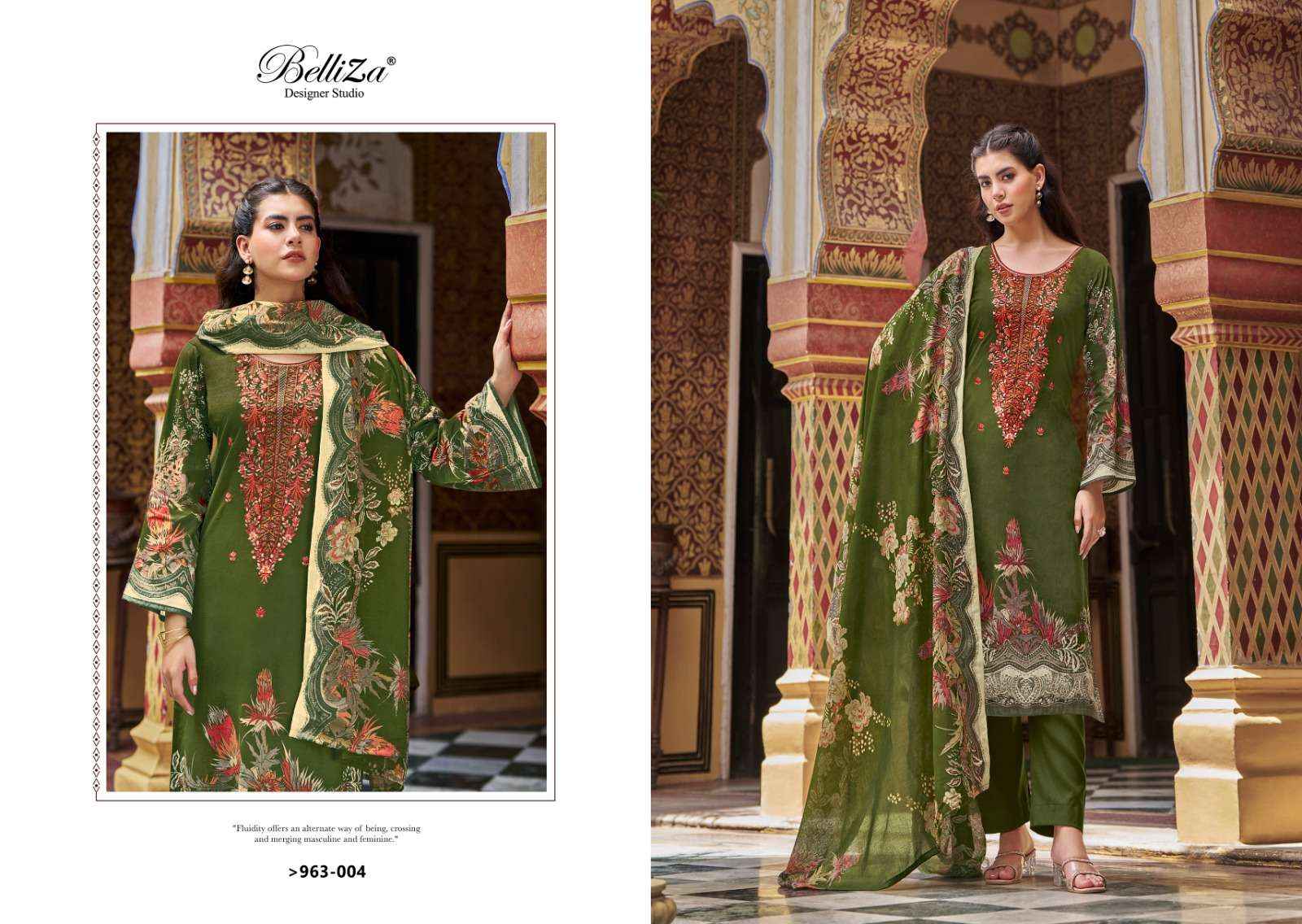 BELLIZA DESIGNER NAIRA VOL 72 WHOLESALE COTTON DESIGNER SUIT ( 8 PCS CATALOG )