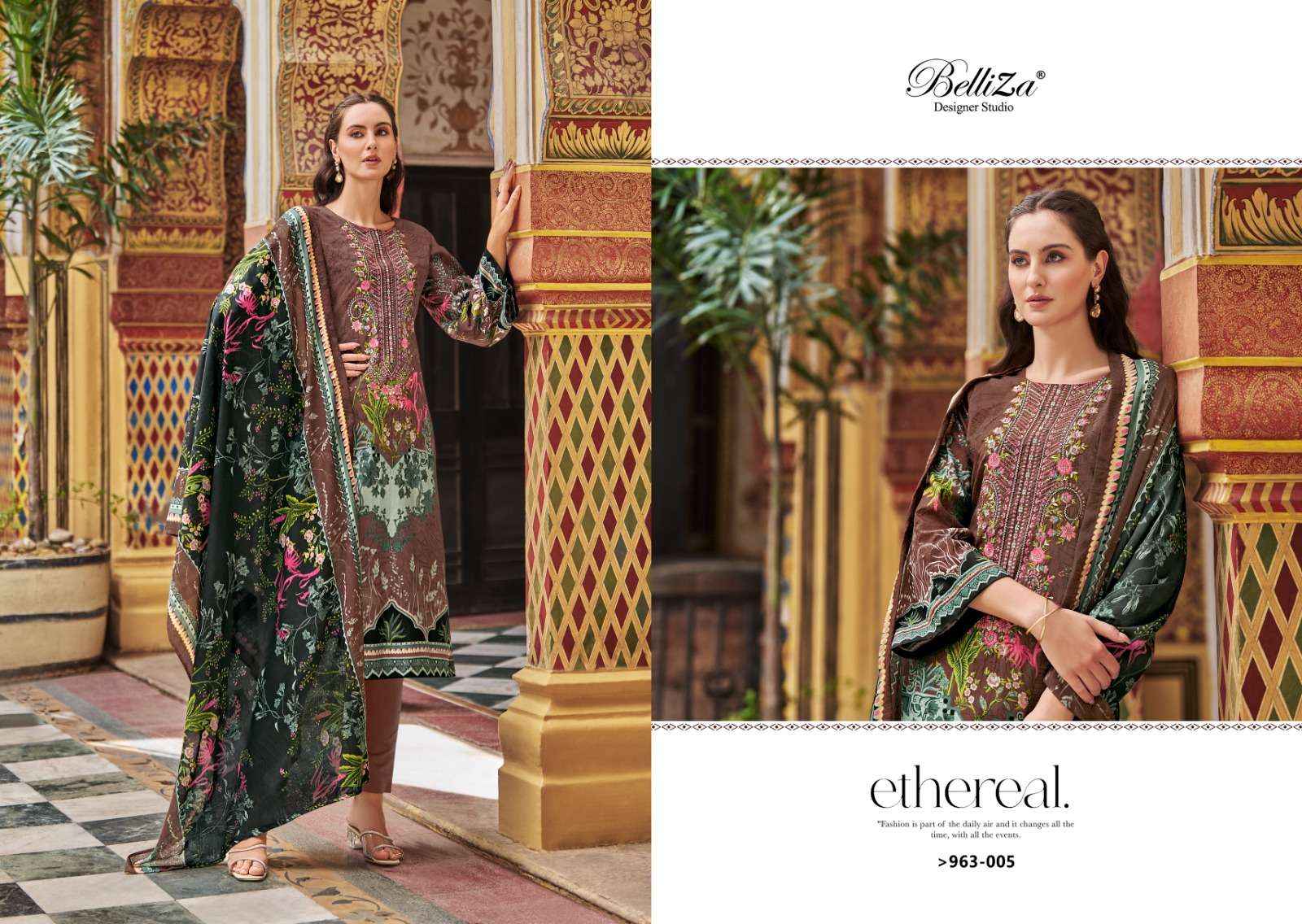 BELLIZA DESIGNER NAIRA VOL 72 WHOLESALE COTTON DESIGNER SUIT ( 8 PCS CATALOG )