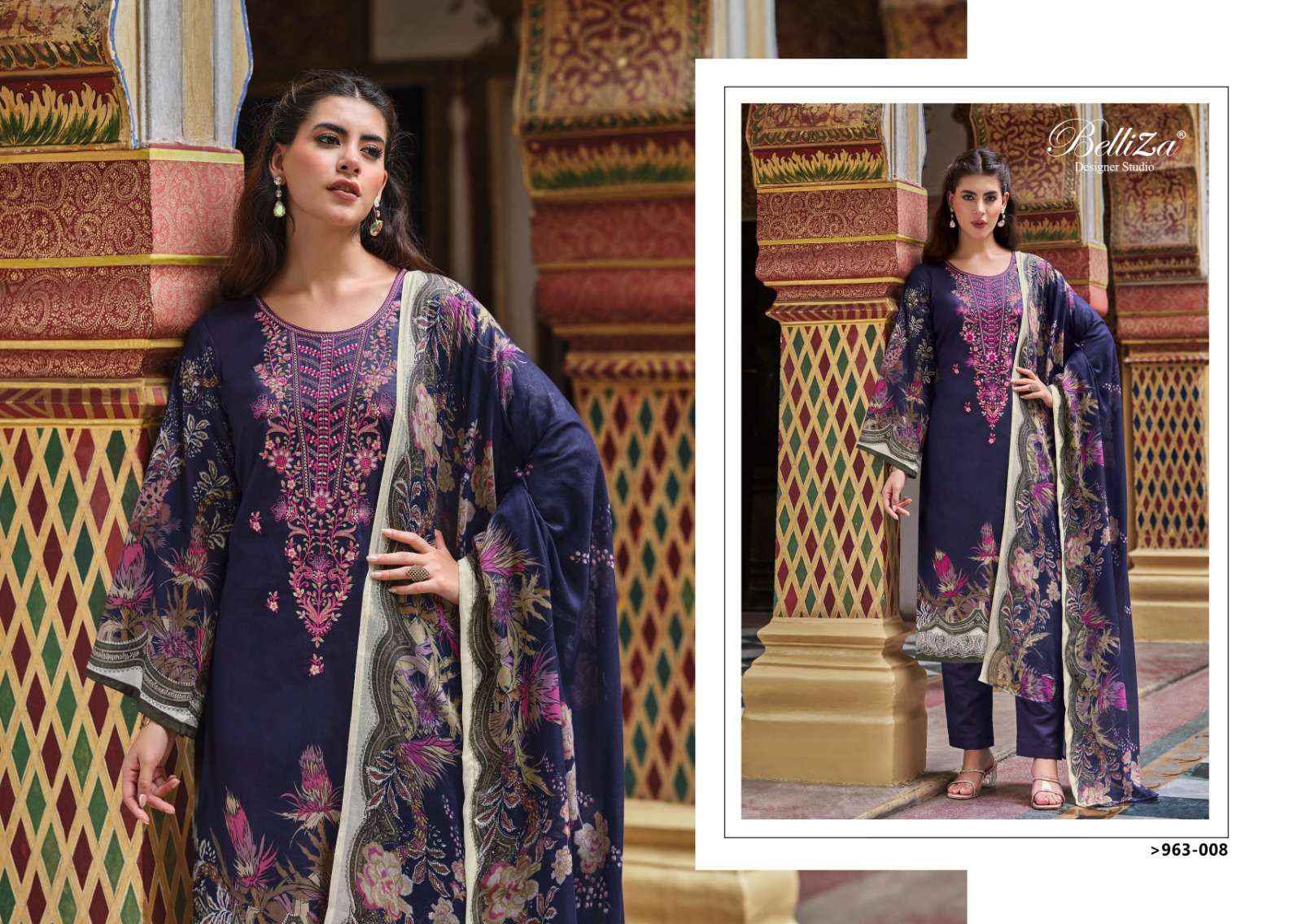 BELLIZA DESIGNER NAIRA VOL 72 WHOLESALE COTTON DESIGNER SUIT ( 8 PCS CATALOG )