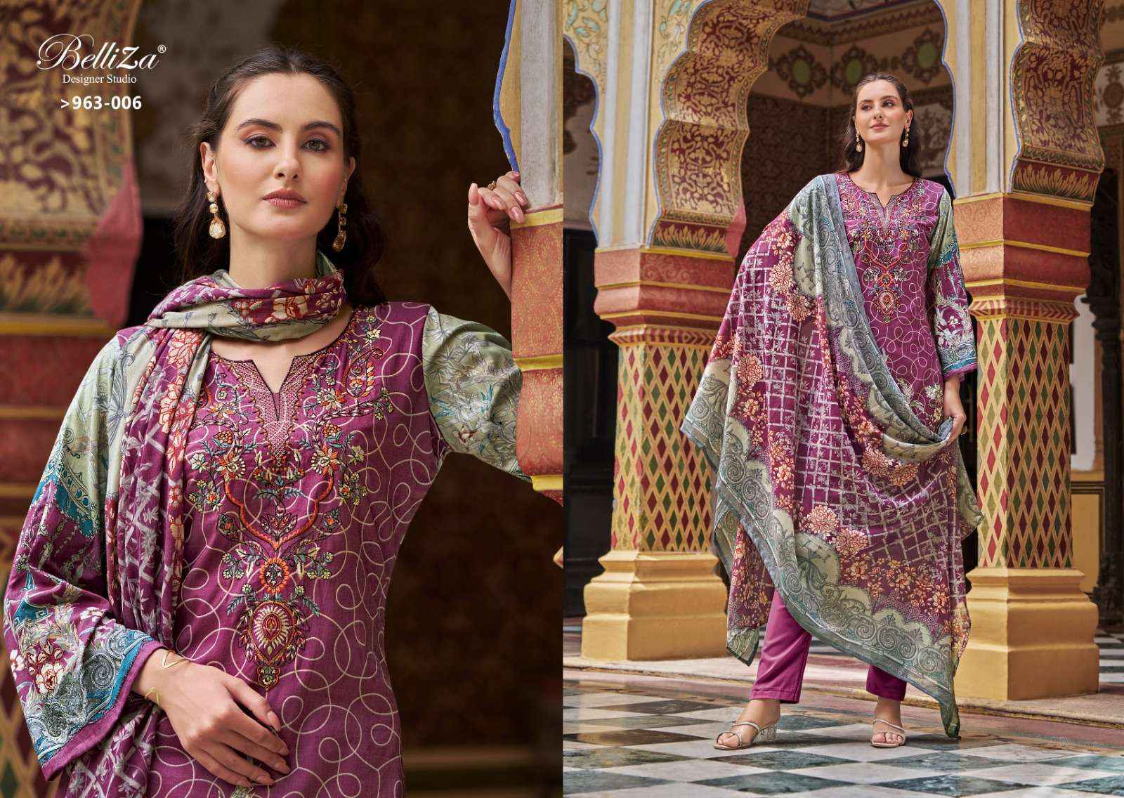 BELLIZA DESIGNER NAIRA VOL 72 WHOLESALE COTTON DESIGNER SUIT ( 8 PCS CATALOG )