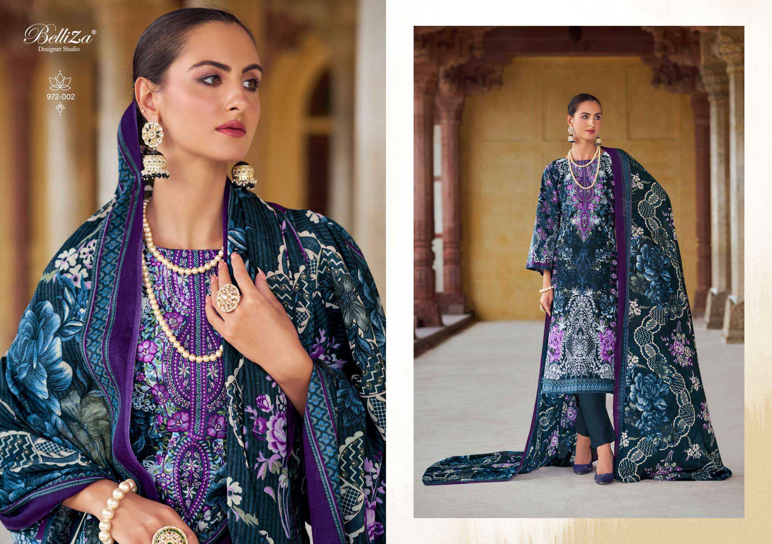 BELLIZA DESIGNER NAIRA VOL 75 WHOLESALE LADIES COTTON DRESS MATERIAL ( 8 PCS CATALOG )