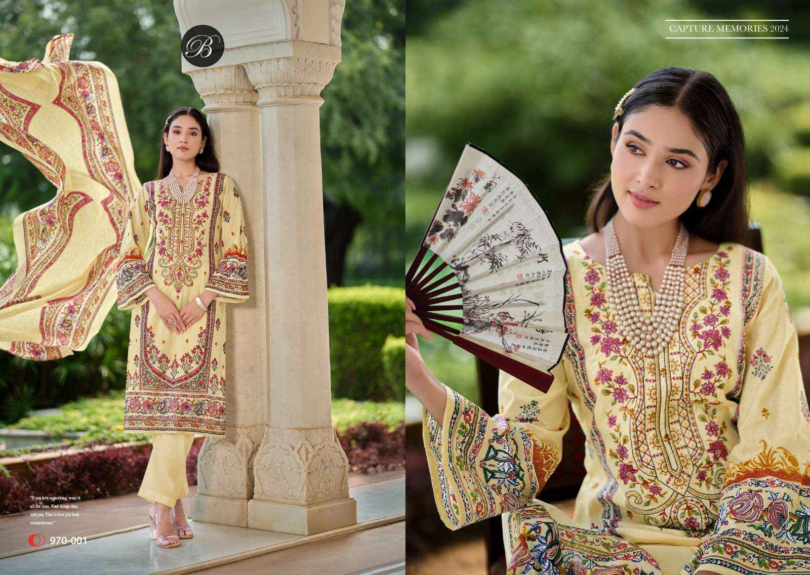 BELLIZA DESIGNER STUDIO NAIRA VOL 74 WHOLESALE COTTON SALWAR KAMEEZ ( 8 PCS CATALOG )