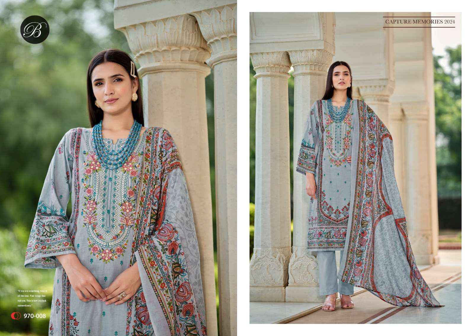 BELLIZA DESIGNER STUDIO NAIRA VOL 74 WHOLESALE COTTON SALWAR KAMEEZ ( 8 PCS CATALOG )