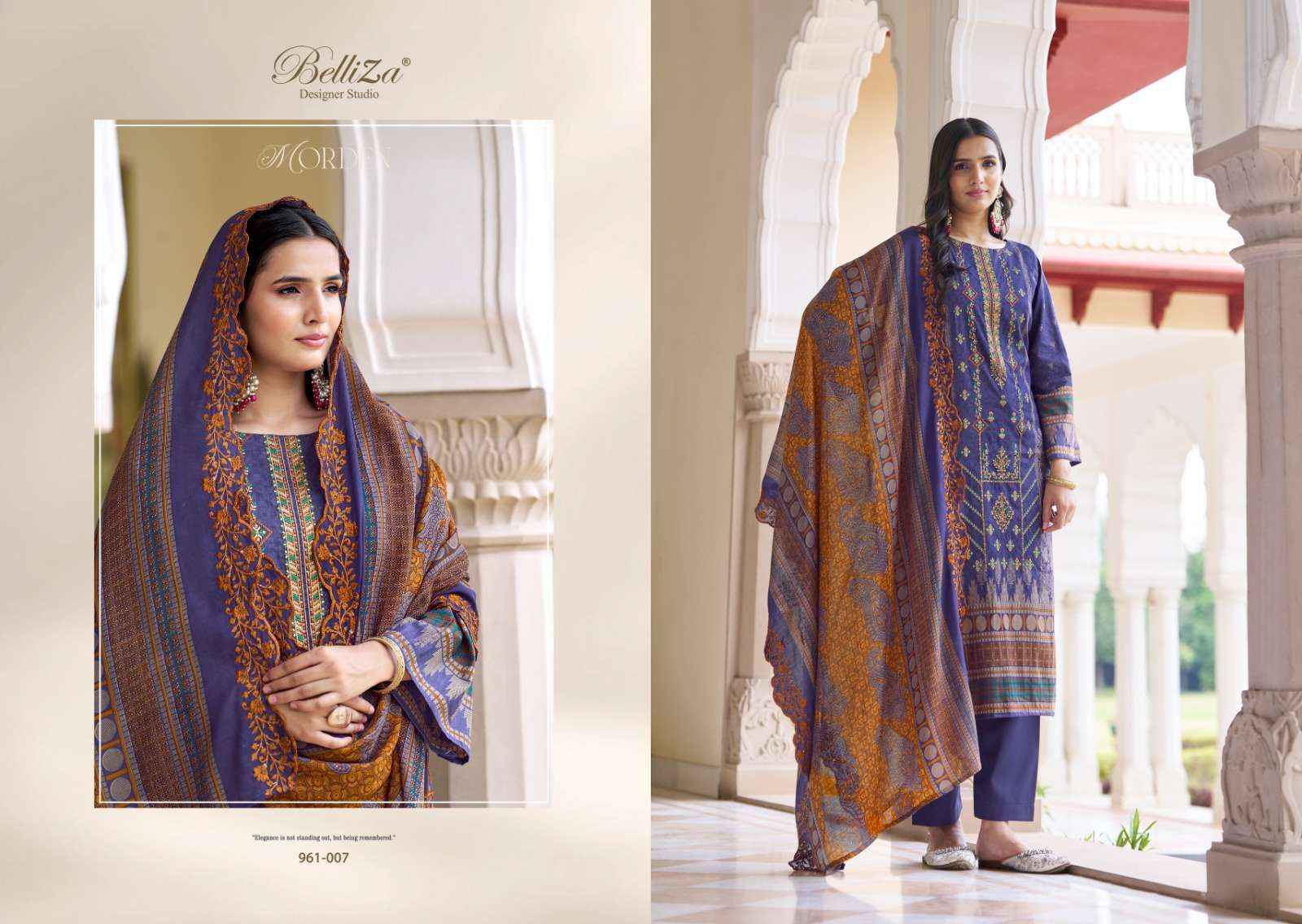 BELLIZA DESIGNER STUDIO ZUBIYA VOL 2 COTTON DRESS MATERIAL ( 8 PCS CATALOG )