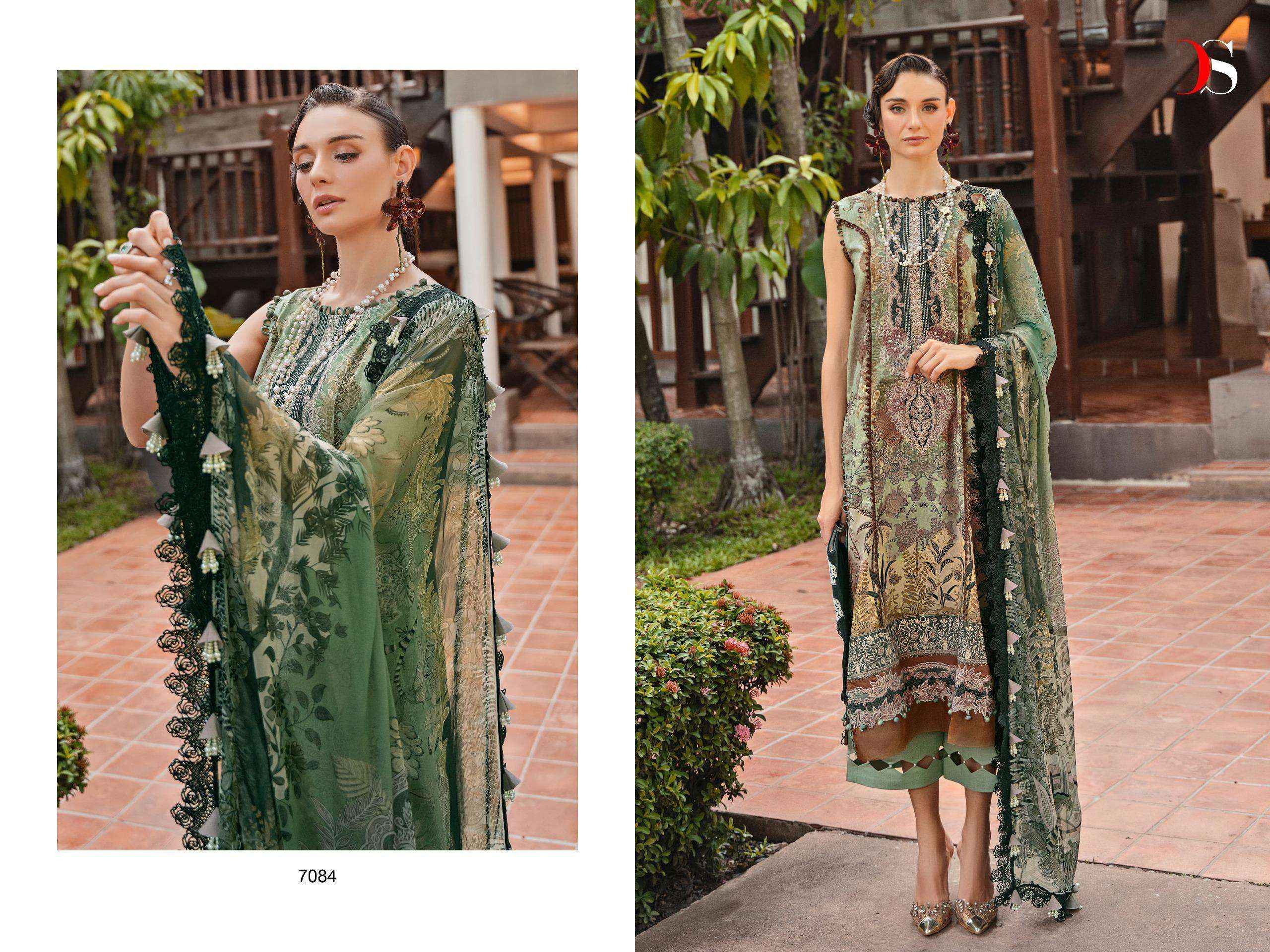 DEEPSY SUITS JADE BLISS LAWN 24 VOL 2 COTTON PAKISTANI SALWAR KAMEEZ ( 8 PCS CATALOG )