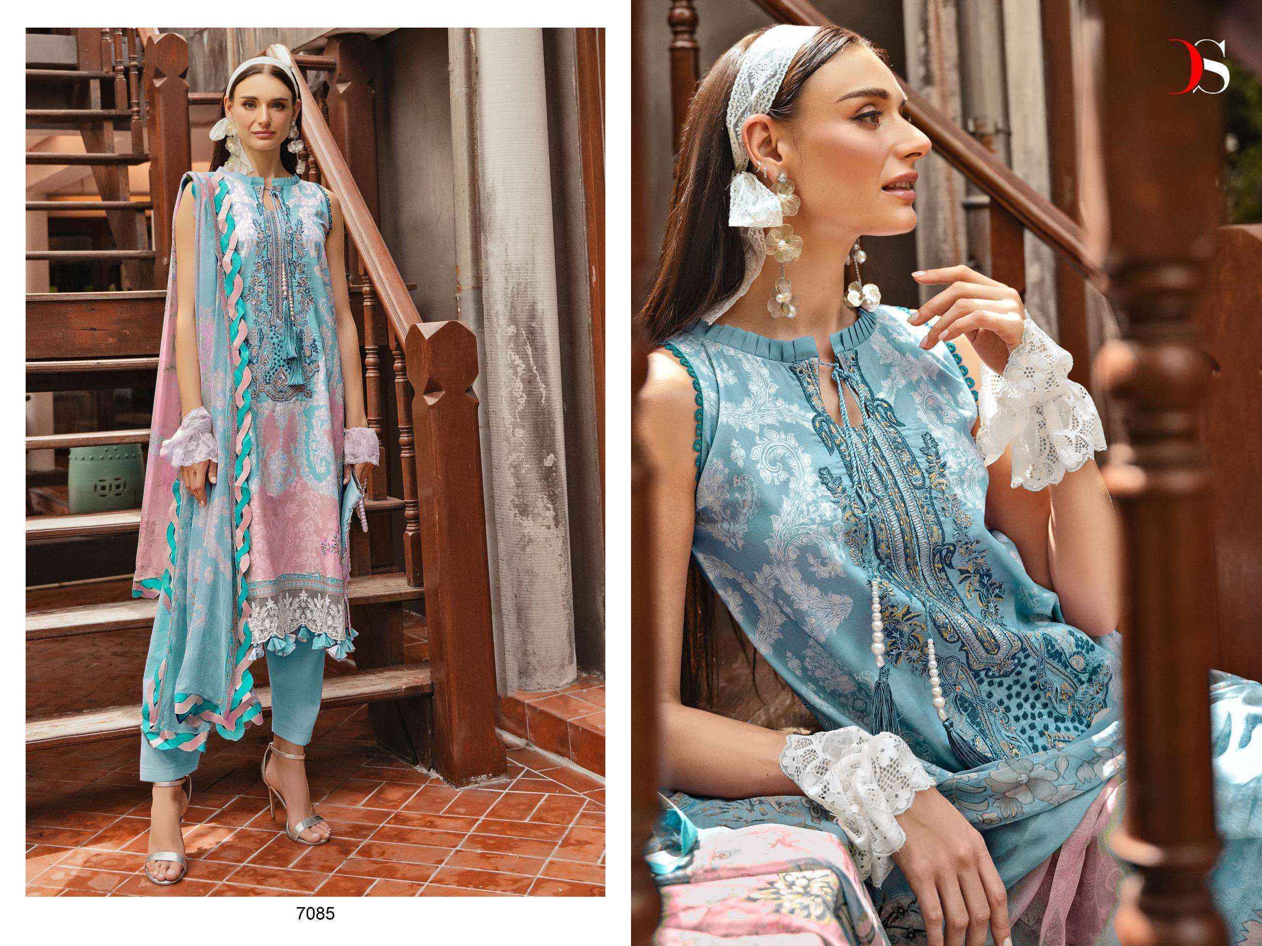 DEEPSY SUITS JADE BLISS LAWN 24 VOL 2 COTTON PAKISTANI SALWAR KAMEEZ ( 8 PCS CATALOG )