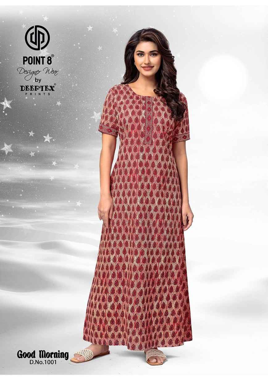 DEEPTEX GOOD MORNING VOL-1 PURE COTTON NIGHTY ( 15 PCS CATALOG )