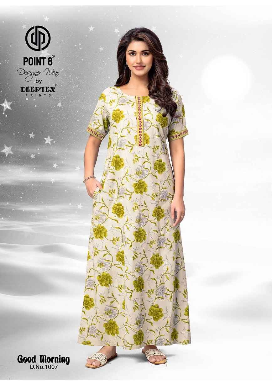DEEPTEX GOOD MORNING VOL-1 PURE COTTON NIGHTY ( 15 PCS CATALOG )