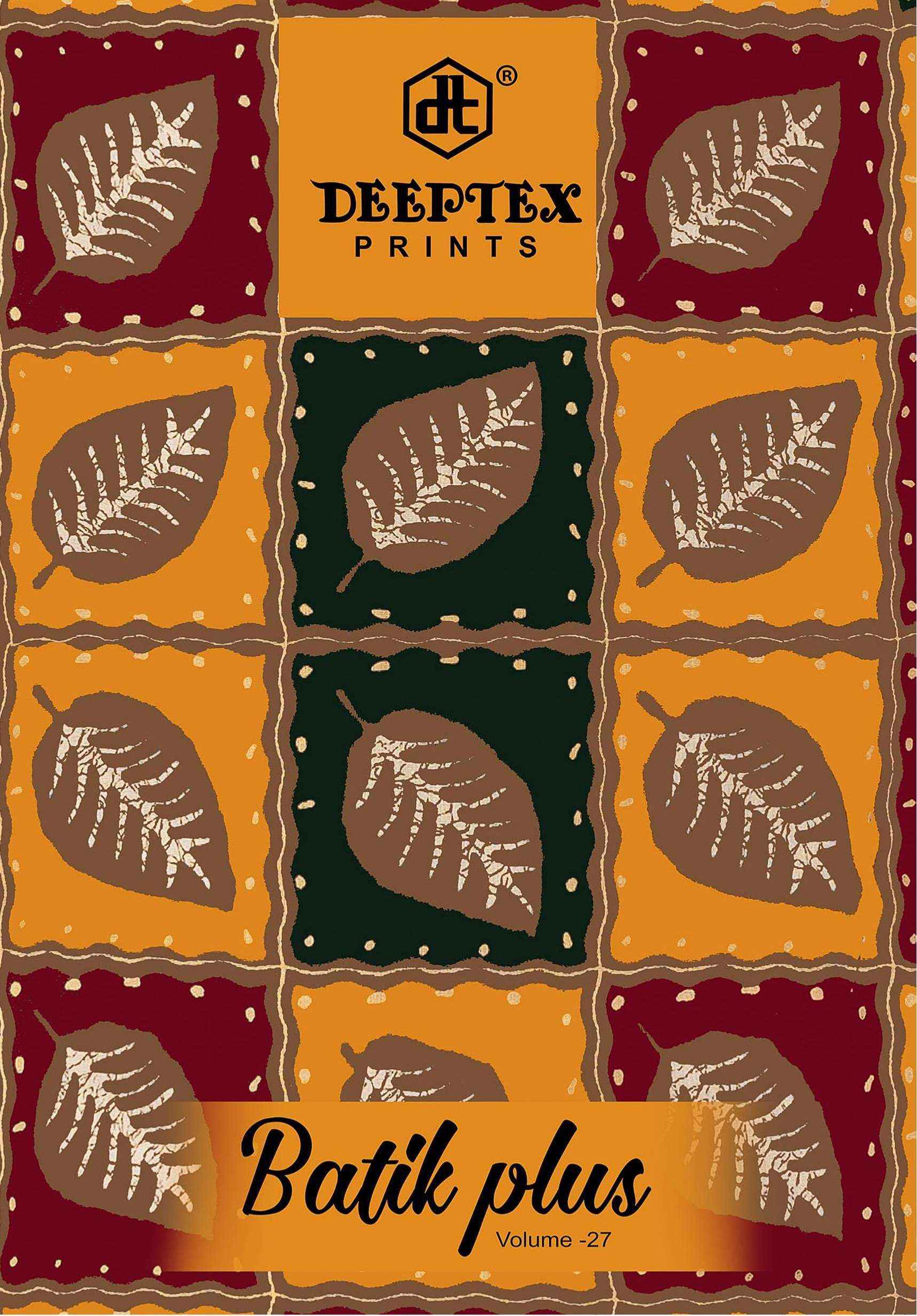 DEEPTEX PRINTS BATIK PLUS VOL 27 COTTON DRESS MATERIAL ( 10 PCS CATALOG )