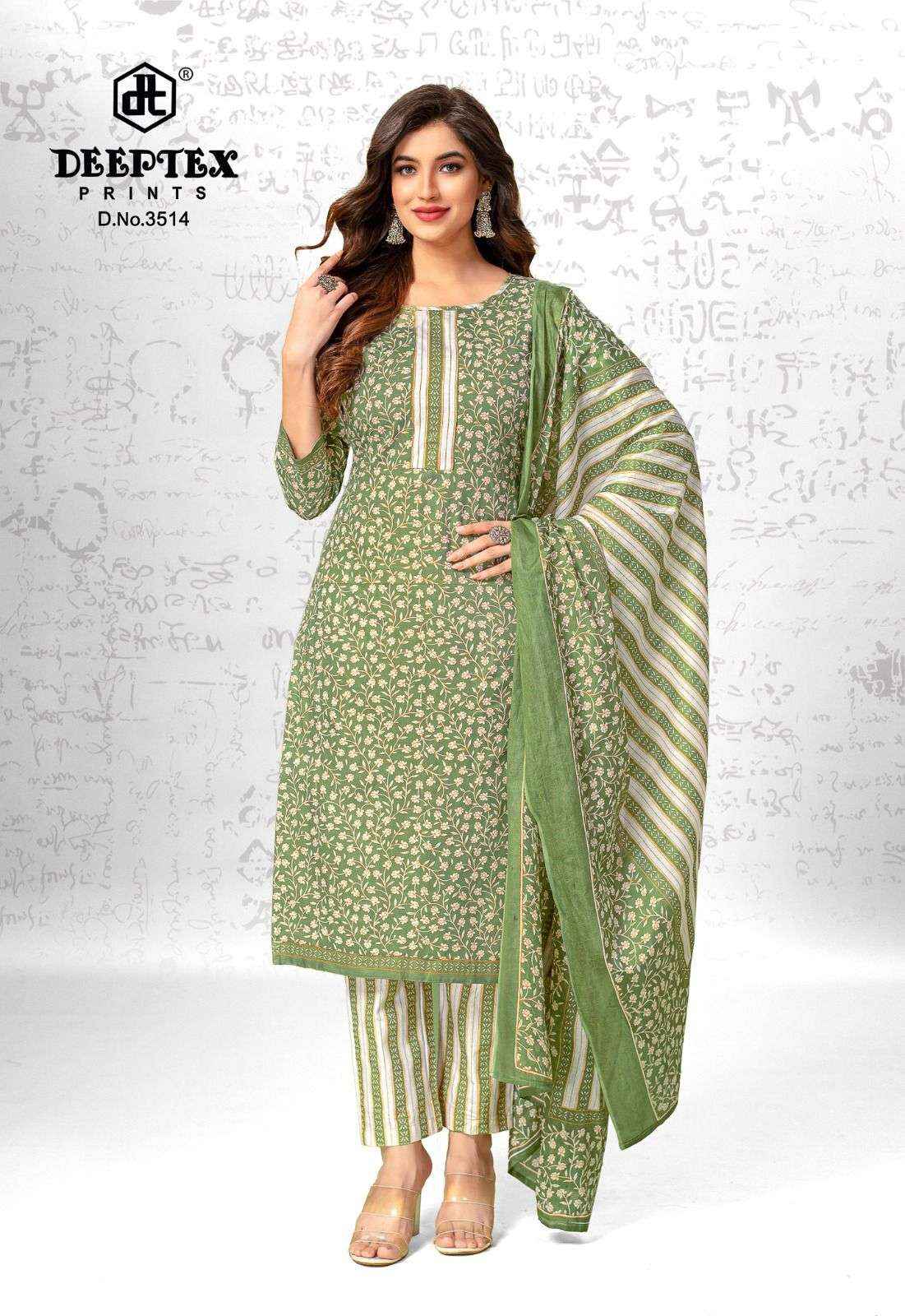 DEEPTEX PRINTS CHIEF GUEST VOL 35 COTTON PRINT SALWAR SUIT ( 15 PCS CATRALOG )