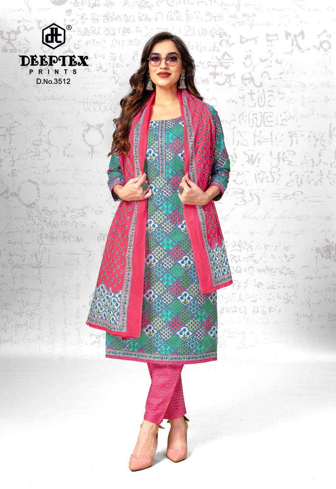 DEEPTEX PRINTS CHIEF GUEST VOL 35 COTTON PRINT SALWAR SUIT ( 15 PCS CATRALOG )