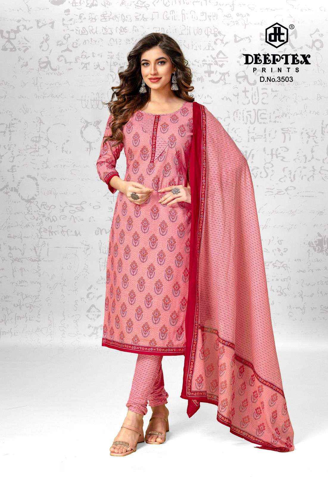 DEEPTEX PRINTS CHIEF GUEST VOL 35 COTTON PRINT SALWAR SUIT ( 15 PCS CATRALOG )