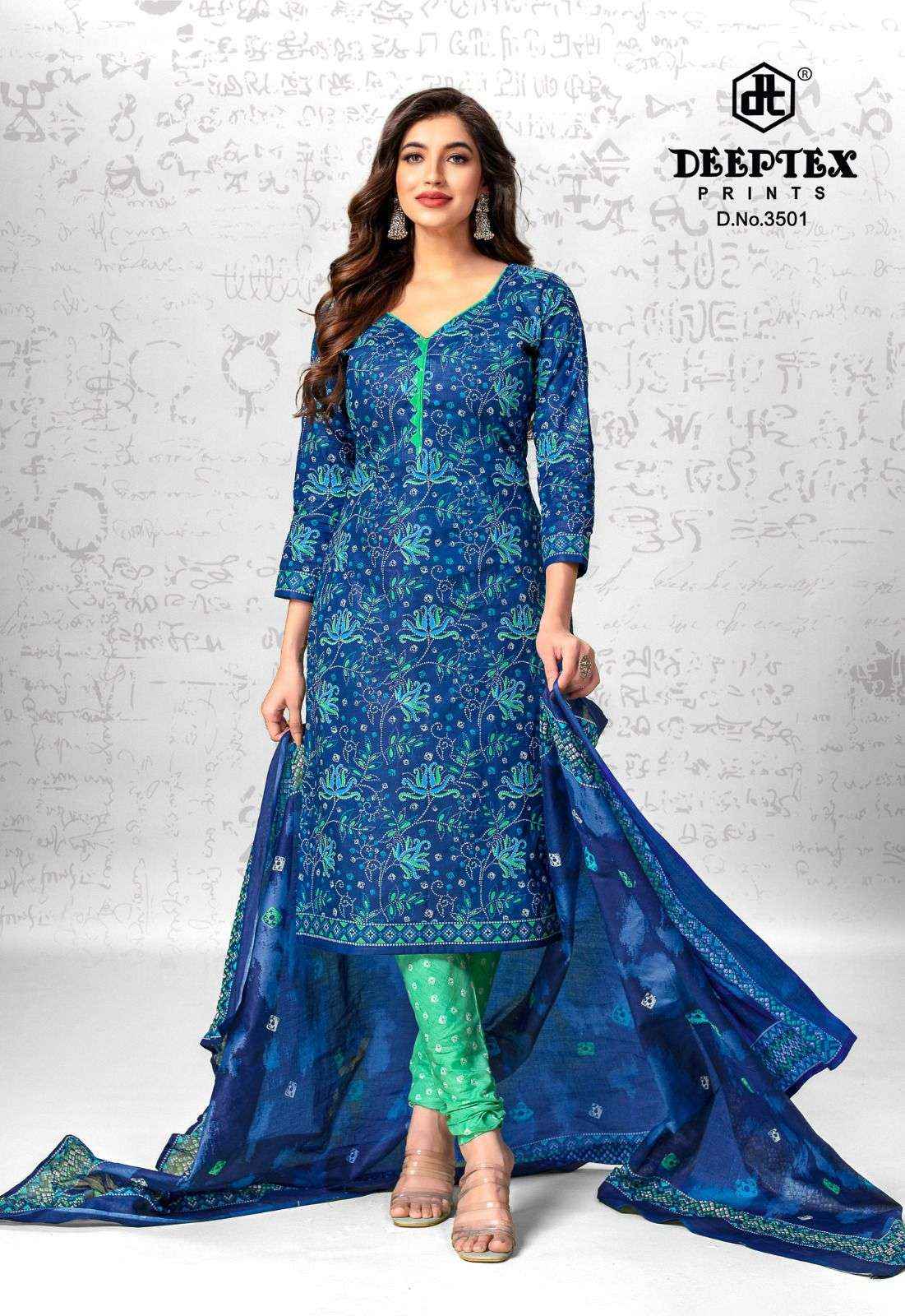 DEEPTEX PRINTS CHIEF GUEST VOL 35 COTTON PRINT SALWAR SUIT ( 15 PCS CATRALOG )