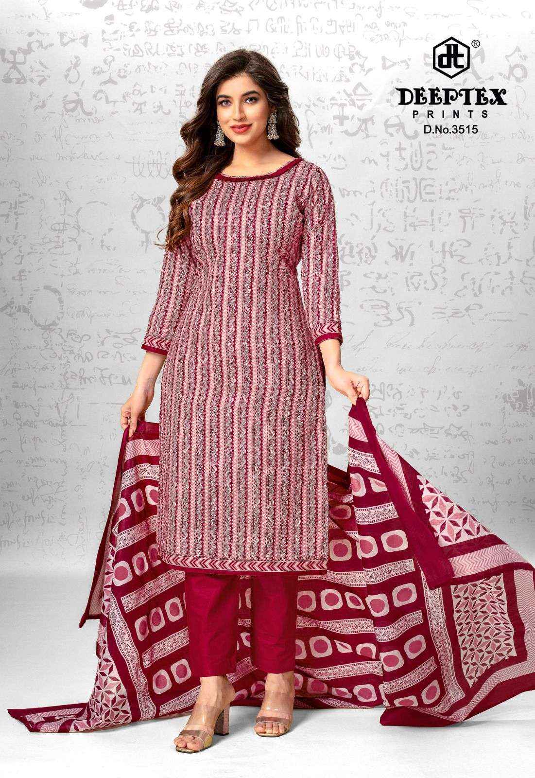 DEEPTEX PRINTS CHIEF GUEST VOL 35 COTTON PRINT SALWAR SUIT ( 15 PCS CATRALOG )