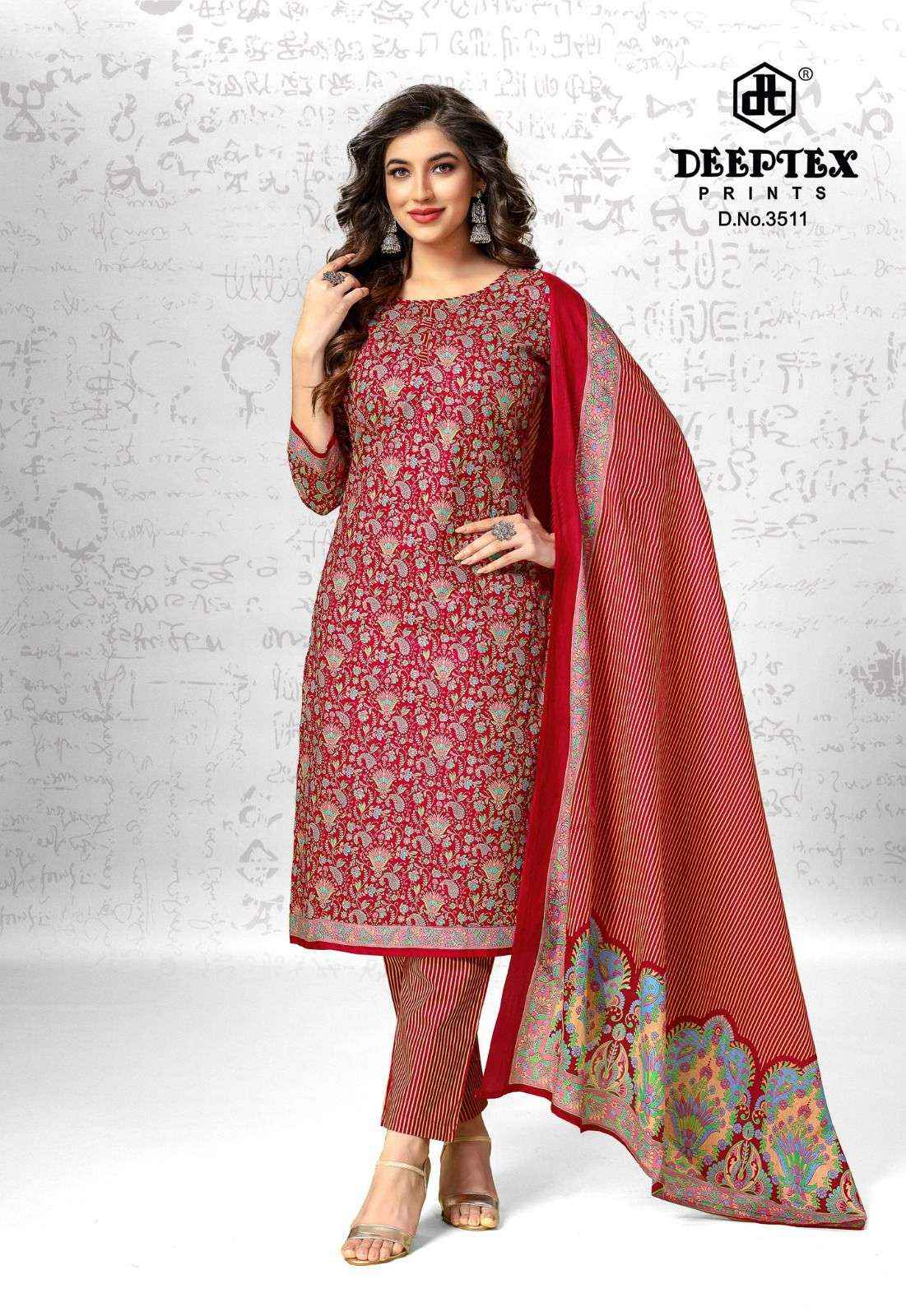 DEEPTEX PRINTS CHIEF GUEST VOL 35 COTTON PRINT SALWAR SUIT ( 15 PCS CATRALOG )