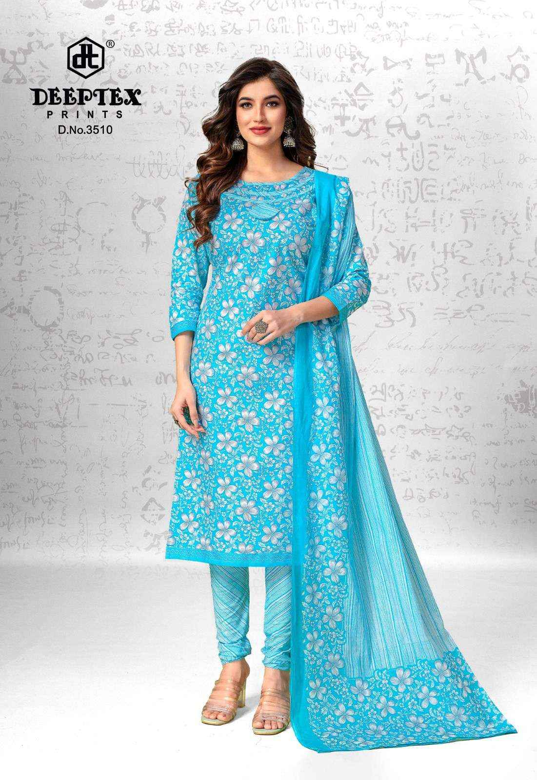 DEEPTEX PRINTS CHIEF GUEST VOL 35 COTTON PRINT SALWAR SUIT ( 15 PCS CATRALOG )