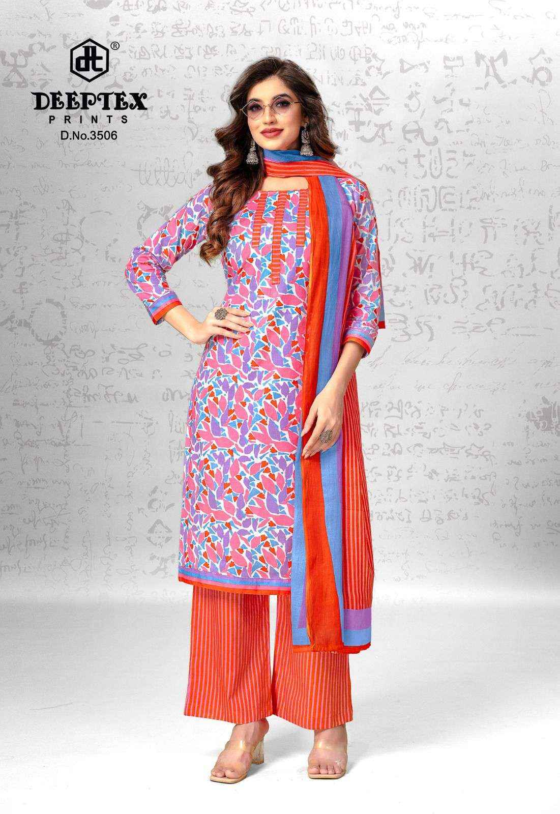 DEEPTEX PRINTS CHIEF GUEST VOL 35 COTTON PRINT SALWAR SUIT ( 15 PCS CATRALOG )