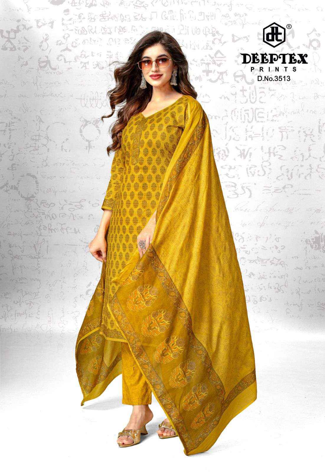 DEEPTEX PRINTS CHIEF GUEST VOL 35 COTTON PRINT SALWAR SUIT ( 15 PCS CATRALOG )