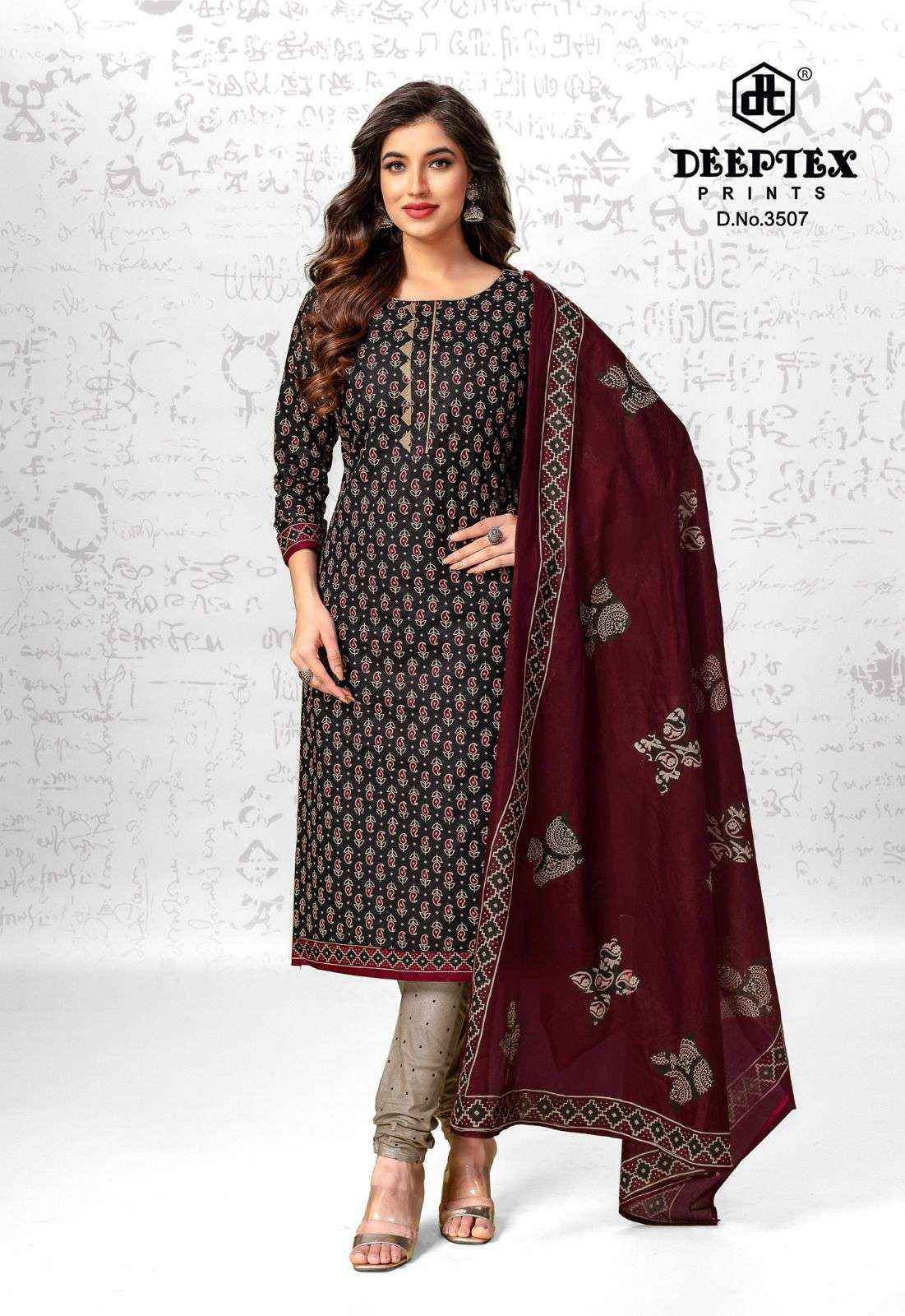 DEEPTEX PRINTS CHIEF GUEST VOL 35 COTTON PRINT SALWAR SUIT ( 15 PCS CATRALOG )