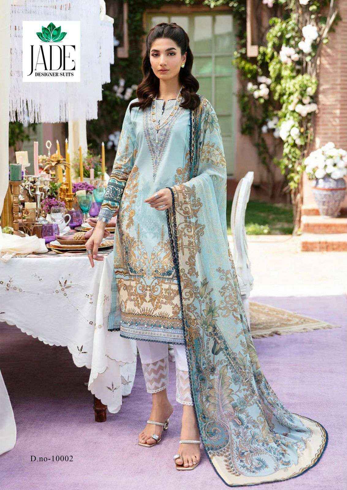 JADE CRIMSON EXCLUSIVE HEAVY LAWN COLLECTION VOL 10 PAKISTANI SUIT ( 6 PCS CATALOG )