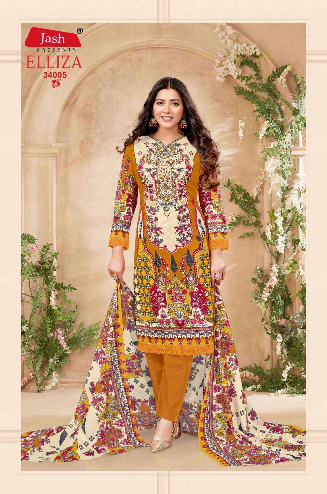 JASH ELLIZA VOL 34 COTTON SALWAR SUIT AT WHOLESALE PRICE ( 10 PCS CATALOG )