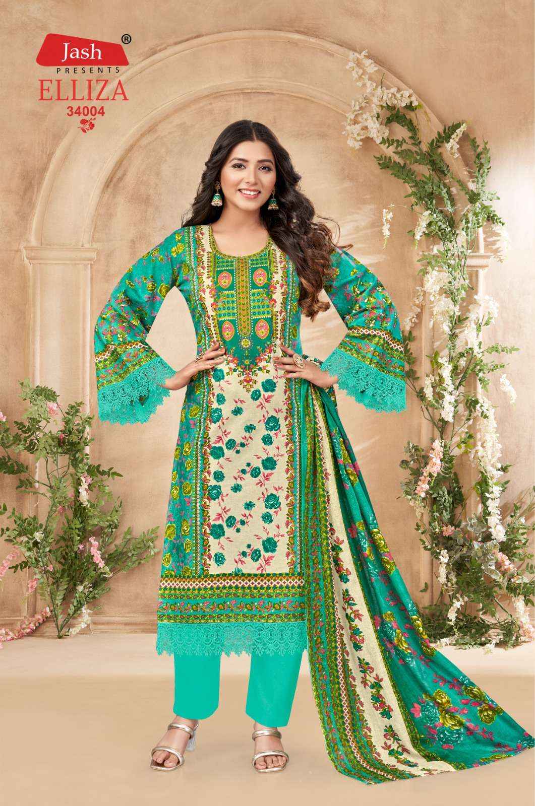 JASH ELLIZA VOL 34 COTTON SALWAR SUIT AT WHOLESALE PRICE ( 10 PCS CATALOG )