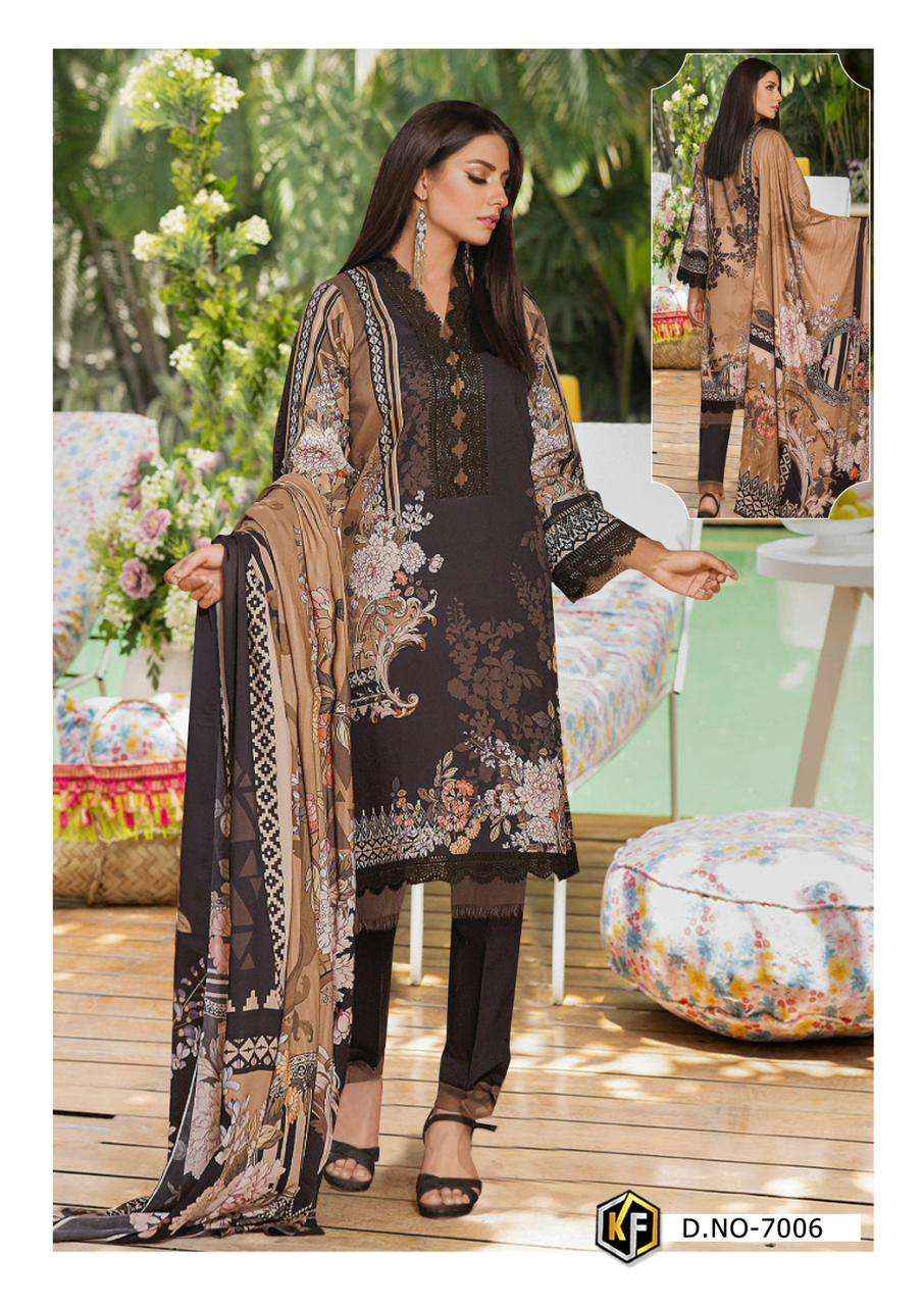 KEVAL FAB GULNAAZ VOL 7 COTTON DIGITAL PRINT PAKISTANI SUIT ( 6 PCS CATALOG )